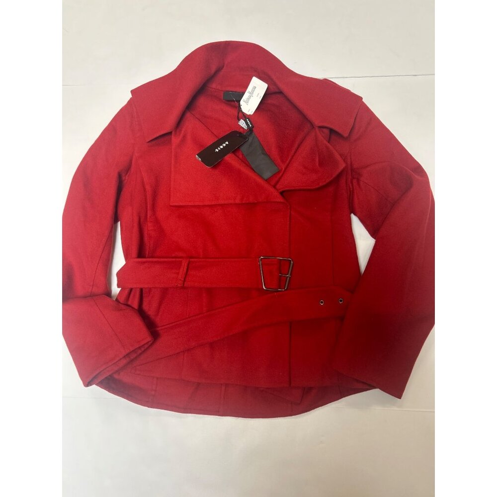 Akris Cashmere Daily Belted Jacket Babushka Size 10 NWT - Picture 1 of 5